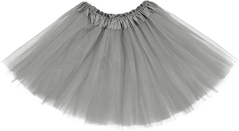 Zando Tutu for Toddler Girls Kids 4 Layers 2-8 Years Halloween Princess Dress up Soft Puffy Tulle Birthday Dance Skirt - Image 1